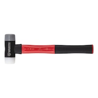 LIGHT reinforced soft-face hammer with nylon/polyurethane combination