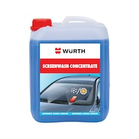 Windscreen cleaner with frost protection down to -8 °C