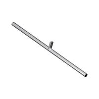 Support foot for gutters and box gutters