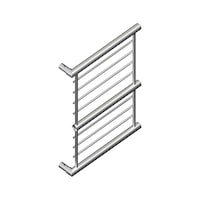 Corner end right 3-fold tapered