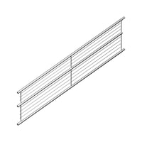 Side protection grille 3-fold