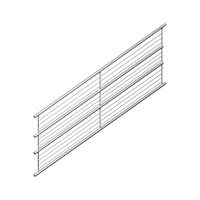 Side protection grille 4-fold