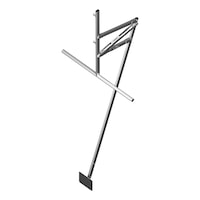 Posts for the pitched roof edge protection system along the eaves