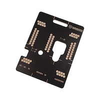 Milling template for WOOD CONNECTOR WC-BC-50