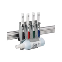 Holder for CLIP-O-FLEX rail Utensilio