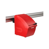 Holder f. CLIP-O-FLEX rail plaster dispenser latex