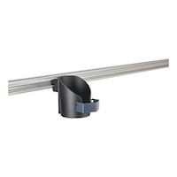 CLIP-O-FLEX® holder Varioflex extended, open Bracket without base with extended opening