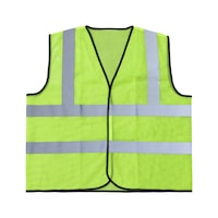 Hi-vis vest with ID pocket mesh