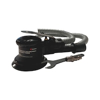 Pneumatic random orbital sander ergonomic