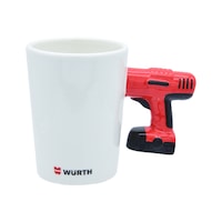 Ceramic mug with tool handle