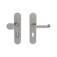 Stainless steel security door fitting, S 502