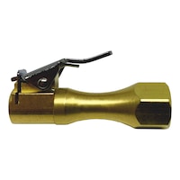 Quick-connect nipple threaded