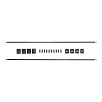 Aligning fitting for furniture sliding doors HAWA