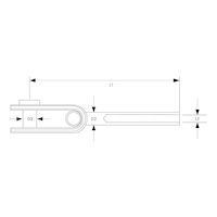 A4 Stainless Steel Wire Cable Barrel Terminal