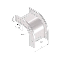 Kabelbaan dalende bocht Trayco