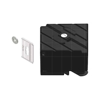 Draadgoot voetsteun, clipsbaar Trayco