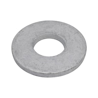 SFS 3738 teräs sinkkihiutale hopea