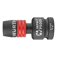 Bit adapter (1/2 inch) Impact with quick-change chuck