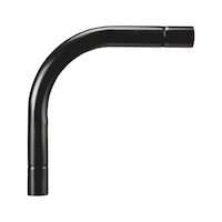 Elbow 90° black painted for STC-plug-WESSL