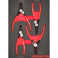 Circlip plier set 4.4.1 4pcs REDSTRIPE