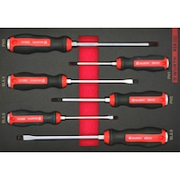 Screwdr. impact cap PH/SL set 4.4.1 6pcs REDSTRIPE