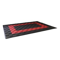 Perforated workshop floor mat
