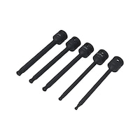 1/2 inch TX socket set with ball head