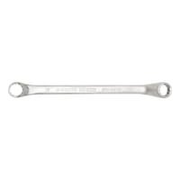 Double box-end wrench offset elliptical REDSTRIPE