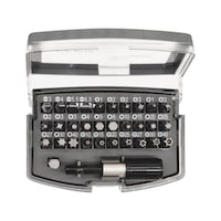 Bitkészlet, 1/4 col, vegyes, 32 db, REDSTRIPE