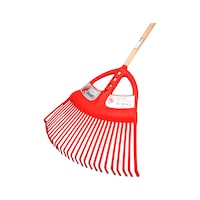 Râteau de jardin avec manche bois