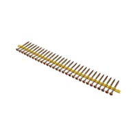 PT CS Self-Tapping Screw, Steel, Zinc Plated Yellow, TX Drive, QuikDr Collated