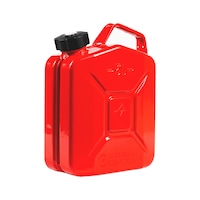 Tanica carburante metallo, tappo filettato