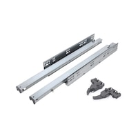 Underfloor guide 3D push-open and Soft-close