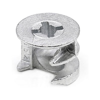 Herraje de unión excéntrica con brida