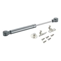 Piston with upwards opening