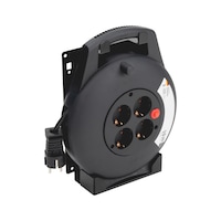 Kabelhaspel met steun