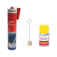 LOT COLLE PAREBRISE Composé de colles PB Expert, primer et de tampons