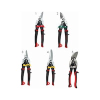 Tin snips aviation serrated