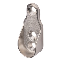 Apoio de varão oval para roupeiro