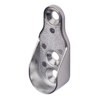 Držák skříňkové kolejnice, oválný