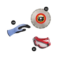 LOT DISQUES ET PROTECTION