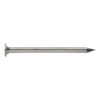 Wire nail zinc plated plain flat head square shank
