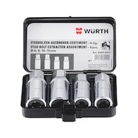 Stud extractor assortment 4 pieces