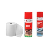 Kit pulitore cristalli pi&ugrave; sbloccante e rotolo carta