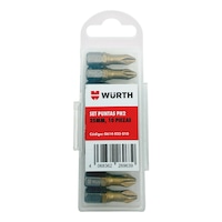Bit box PH2 bits (1/4) 25 mm 10 pieces