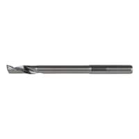 1-flute end mill SC long type W HA AURALIX
