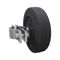 Roller for construction fence