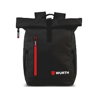 Backpack roll-top black