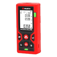 Laser distance meter with spirit level