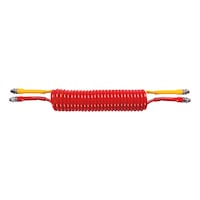 Pneumatic spiral double line coloured